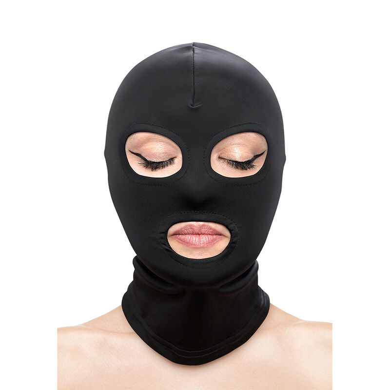 NS NOVELTIES - FETISH  FASHION OLHOS E BOCA CAPUZ NYLON PRETO