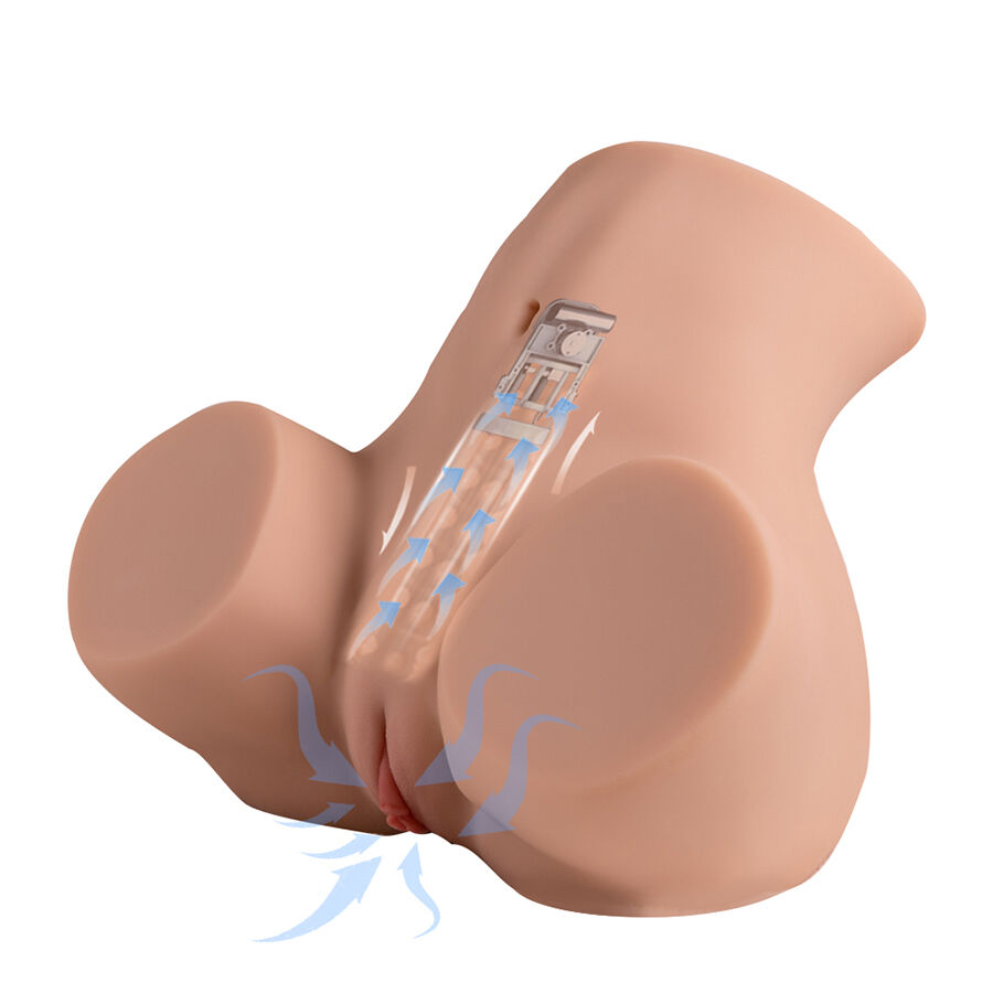 XISE - DANAE THRUSTING MASTUBADOR DE VAGINA REALISTA COM VIBRAÇÃO MULTI-POSIÇÕES