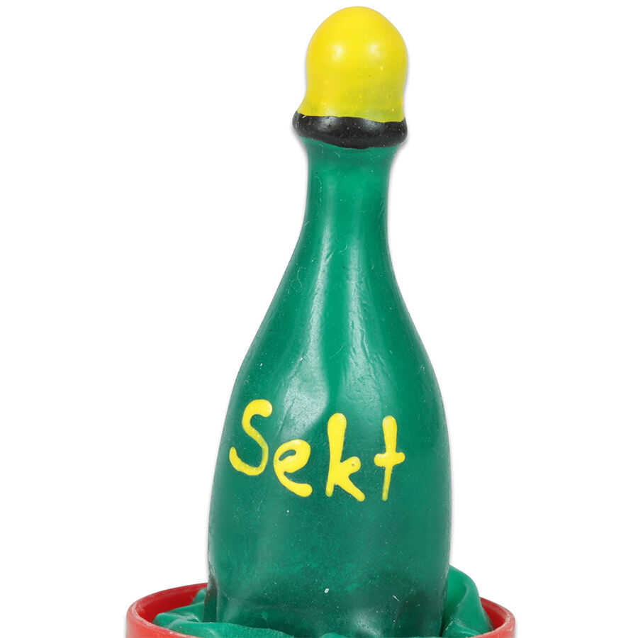 CONDOMERIE - PRESERVATIVOS NOVIDADES PINTADOS À MÃO CHAMPANHE