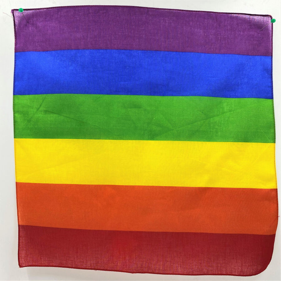 PRIDE - CACHECOL DE ALGODÃO COM A BANDEIRA DO ARCO-ÍRIS